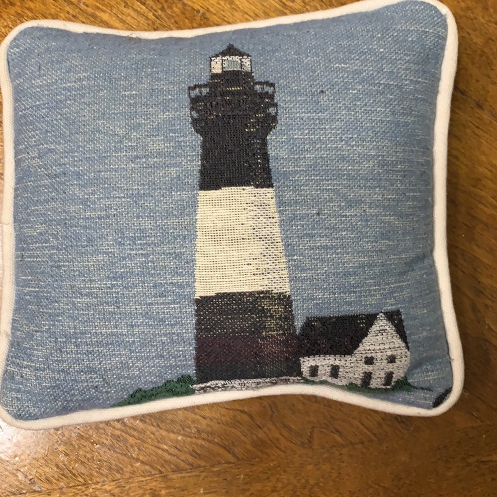 Nautical themed pillow